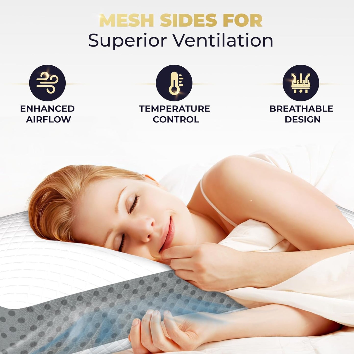 Royal Therapy Memory Foam Pillow, King Pillow Neck Pain Relief, for Neck and Shoulder Pain, Neck, Side Sleeper, Cervical Neck Pillow,