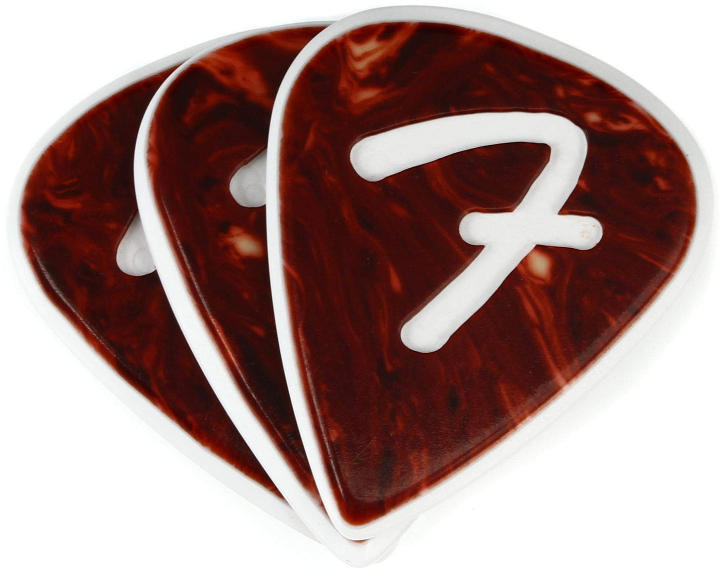 Fender F Grip Guitar Picks 351 Shape, Shell, 3-Pack