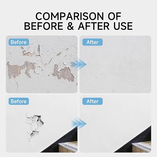 Drywall Repair Kit Wall Patch, 150g Spackle Wall Repair Paste with Scraper, Wall Mending Agent Quick and Easy Solution to Fill The Holes for Home Wall, White Repair Putty Plaster Dent