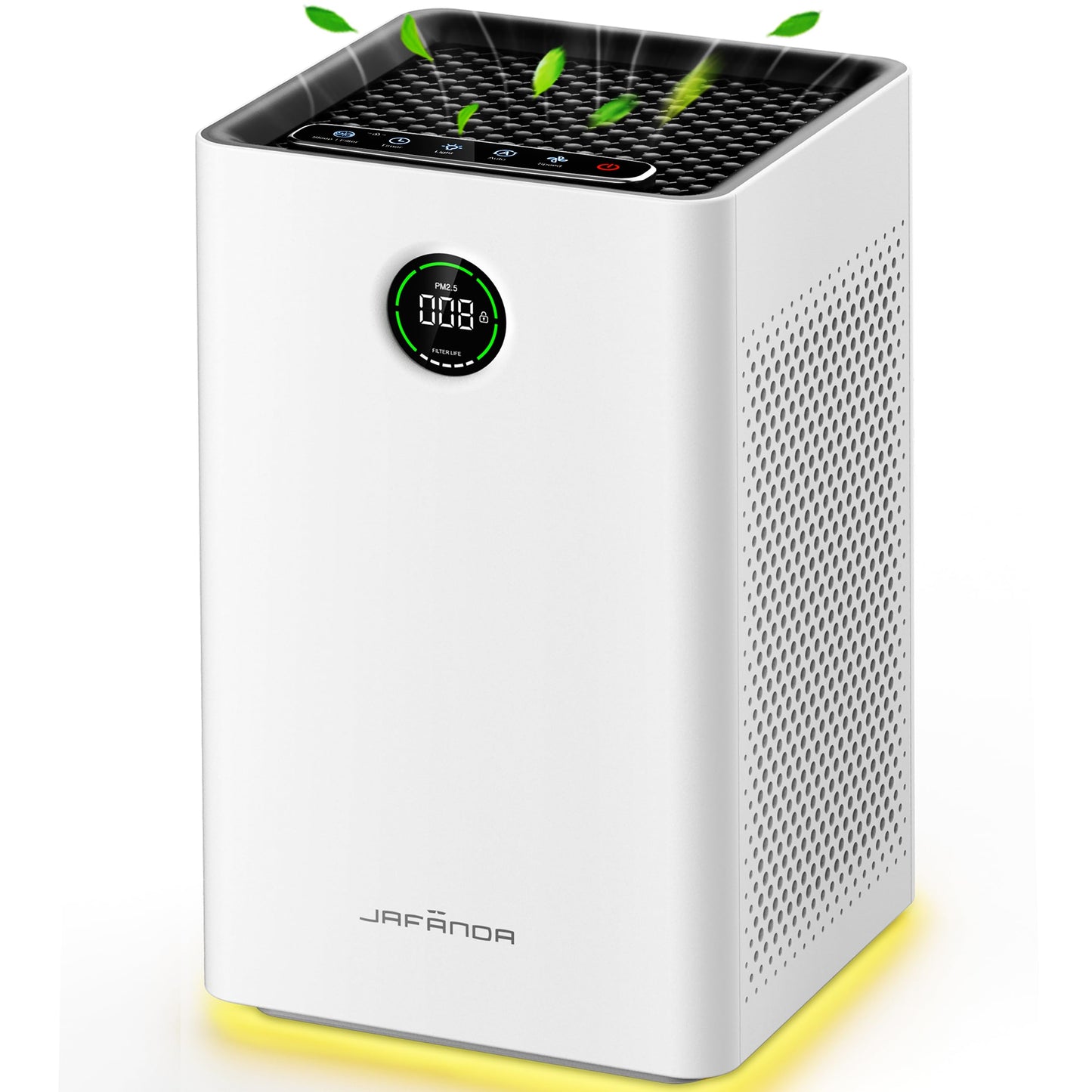 Jafnda Air Purifiers For Home Large Room Up To 1190Ft, True Hepa 13 Filter, Activated Carbon Remove 99.97% Dust Smoke Odor Polle