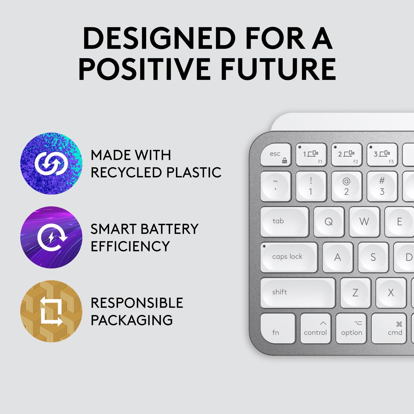 Logitech Mx Keys Mini For Mac Minimalist Wireless Keyboard, Compact, Bluetooth, Backlit Keys, Usb-C, Tactile Typing, Compatible