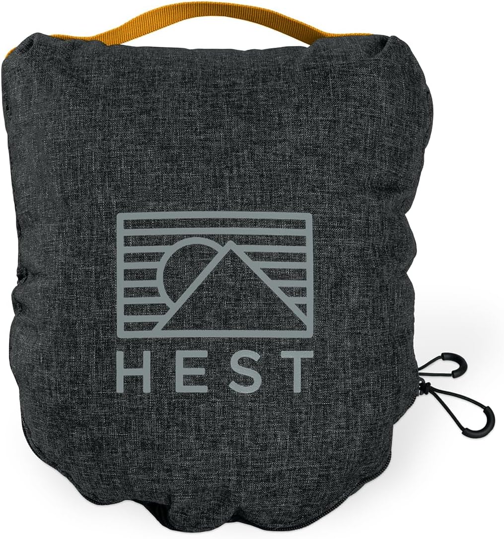 HEST Pro Travel Pillow - 3-in-1 Neck, Body, and Small Travel Pillow - Portable and Compact Design - Memory Foam with Washable Cover - Ready for Adventure