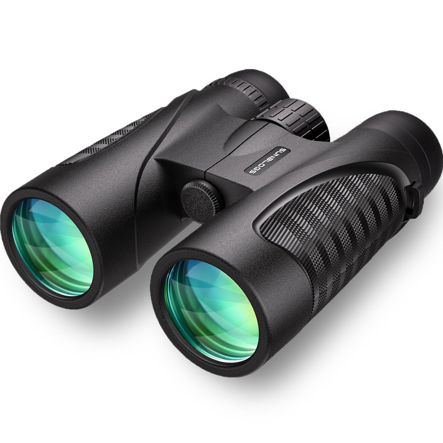 12x42 HD Binoculars for Adults - BAK4 Prism, FMC Lens, Waterproof & Lightweight - Clear Low Light Vision with Carrying Bag for B