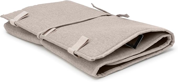 Brabantia - Door Steam Blanket - Heat-Resistant Mat for Clothes Steaming - Over Door Hooks, Protective Back Layer, & Loops for Hangers - Easier Steaming with Handheld Steamers - 43 x 20" - Gray