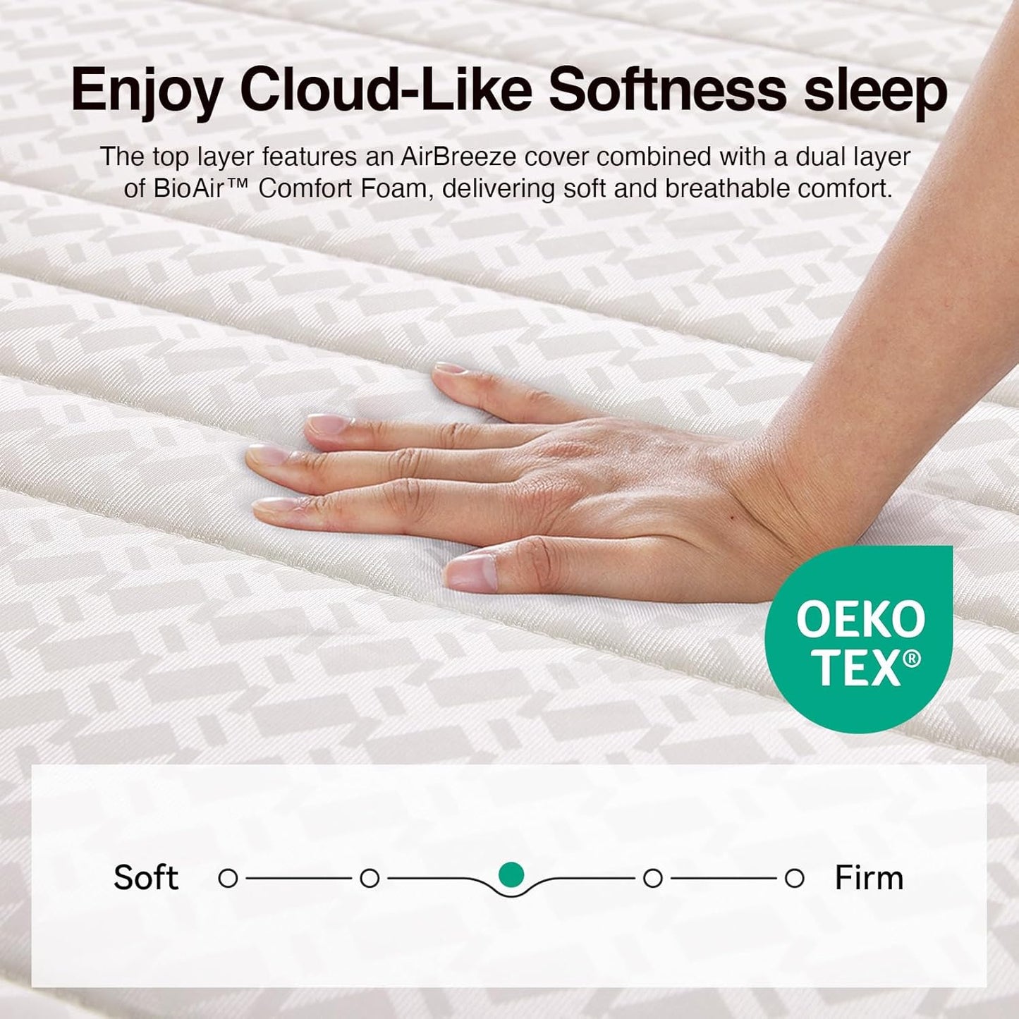 Novilla Twin XL Mattress, 8 Inch TXL Size Mattresses in a Box with Smarts™ Coil for Pressure Relief, Medium Firm Foam and Spring Hybrid Colchones with CertiPUR-US Certified for Kids