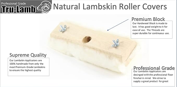 Lambskin Applicators and Refill Pads (16" Applicator 3 Pack)