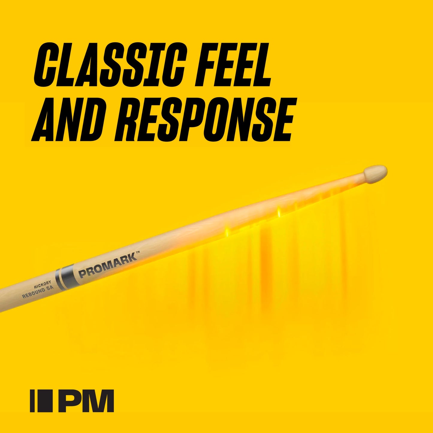 Promark Steve Ferrone 735 Hickory Drumsticks, Wood Tip, One Pair