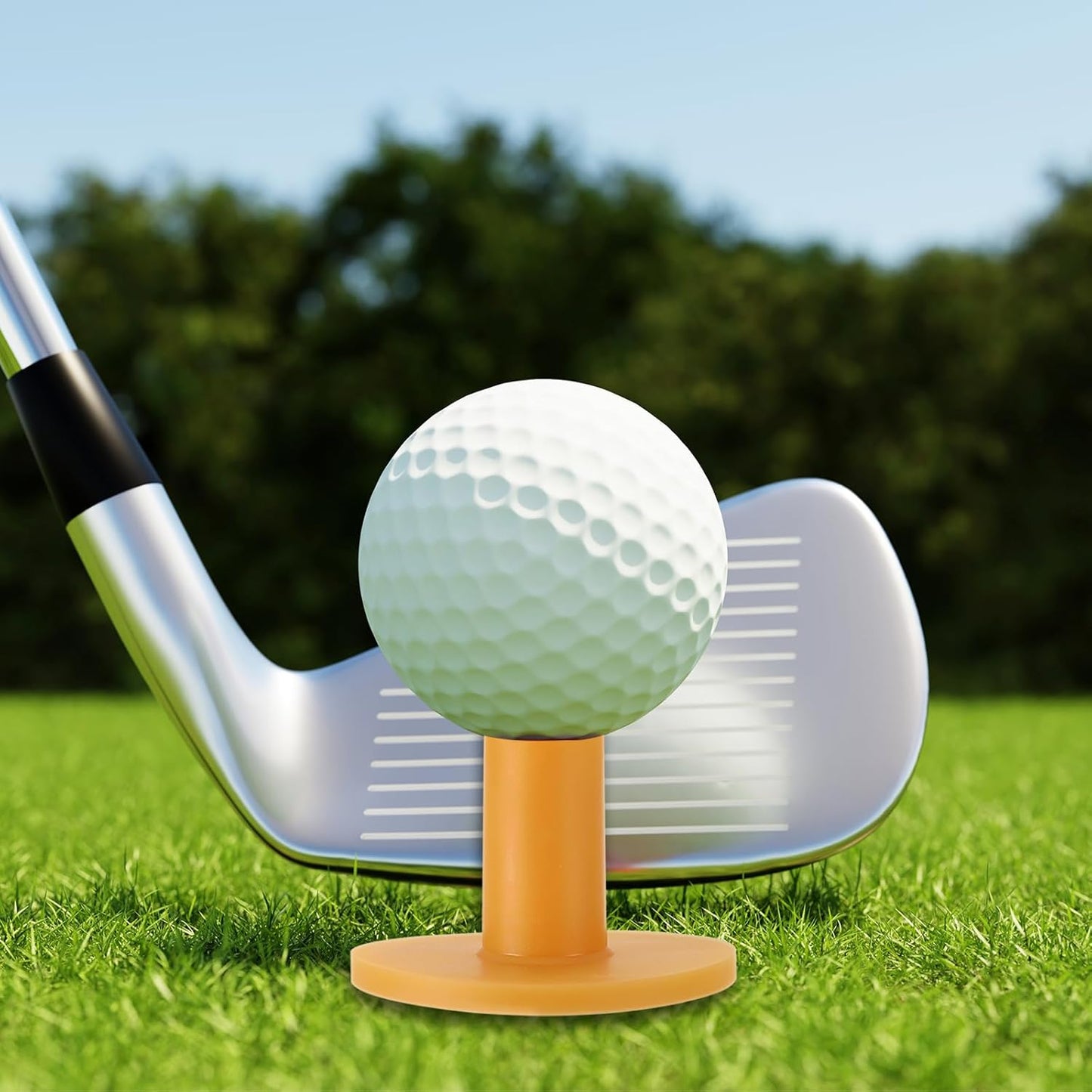 PATIKIL Rubber Golf Tee, Tall Training Driving Range Tee Stable Ball Holder for Outdoor Indoor Hitting Mats