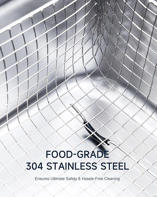 CREWORKS 6.5L Ultrasonic Cleaner with Knob, 1.7 gal 120W Professional Industrial Auto Cleaning Machine for Tools Watch Glasses Retainer Denture Parts, 40kHz Digital Heated Sonic Cavitation Cleaner