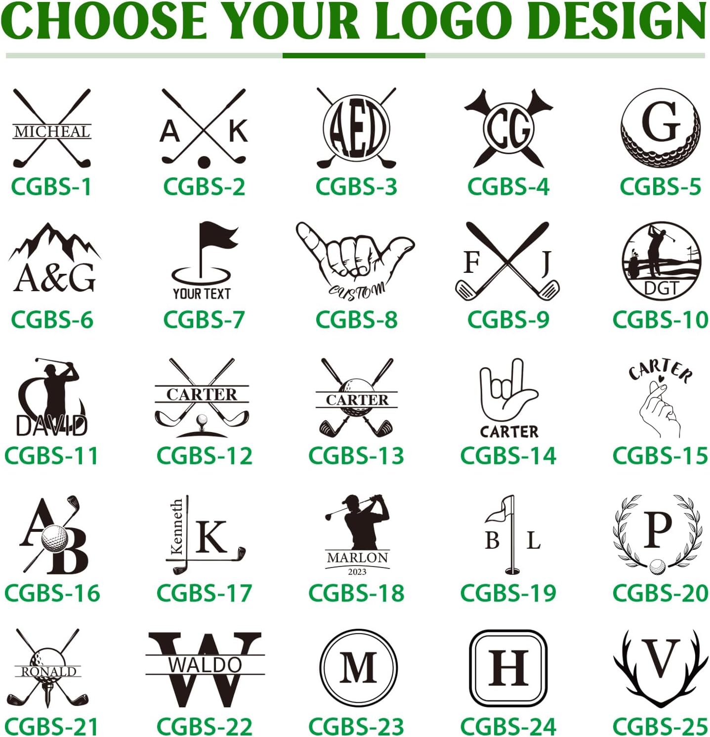 Custom Golf Ball Stamp, Personalized Golf Ball Marker, Make Your Unique Logo on Golf Balls, Waterproof Ink Marking Golf Ball Stamper, Golf Accessories for Men, Christmas Father's Day Golf Gift