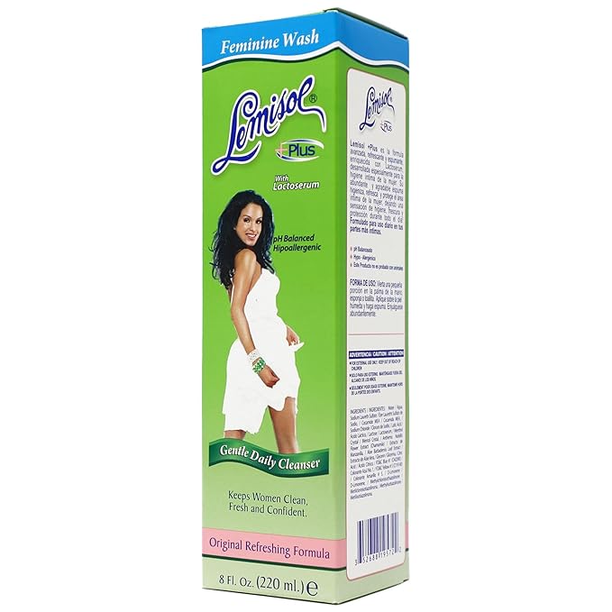 Lemisol Feminine Wash, Daily Cleanser, Hypoallergenic, 16 FL Oz, Bottle