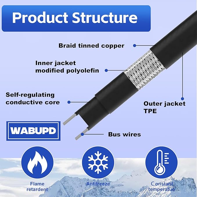 30FT Pipe Heat Cable