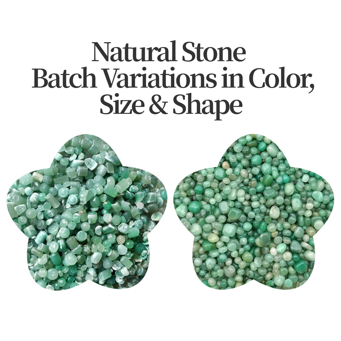 Sisamn Tumbled Polished Crystal Stone Green Aventurine Chips 3Lb Vase Filler Stones, Bulk for Fish & Turtle Tanks, Plant Decor, Home Decor, Jewelry Making, DIY, Reiki Healing
