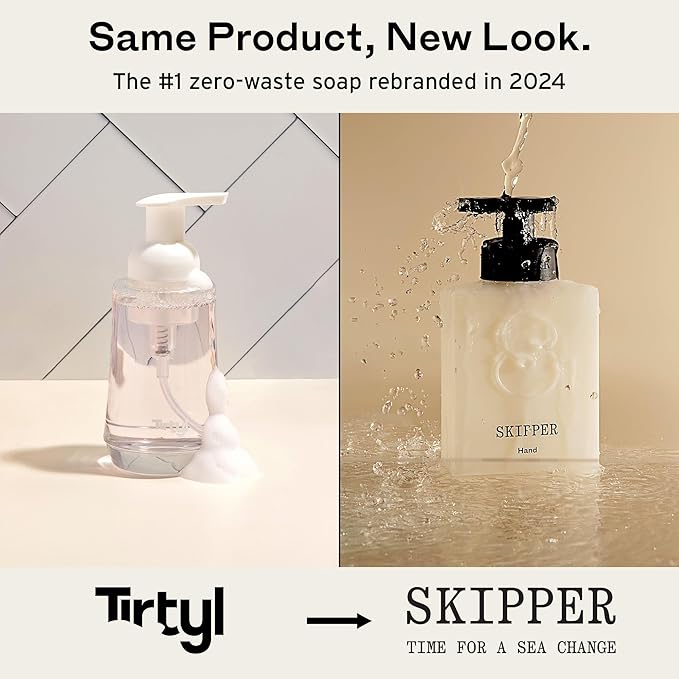 Tirtyl Skipper Foaming Hand Soap Tablet Refills - 6 Pack - 48 fl oz total (6x 8 fl oz) - Rebranded - Compostable Packaging - Variety Fragrance Pack