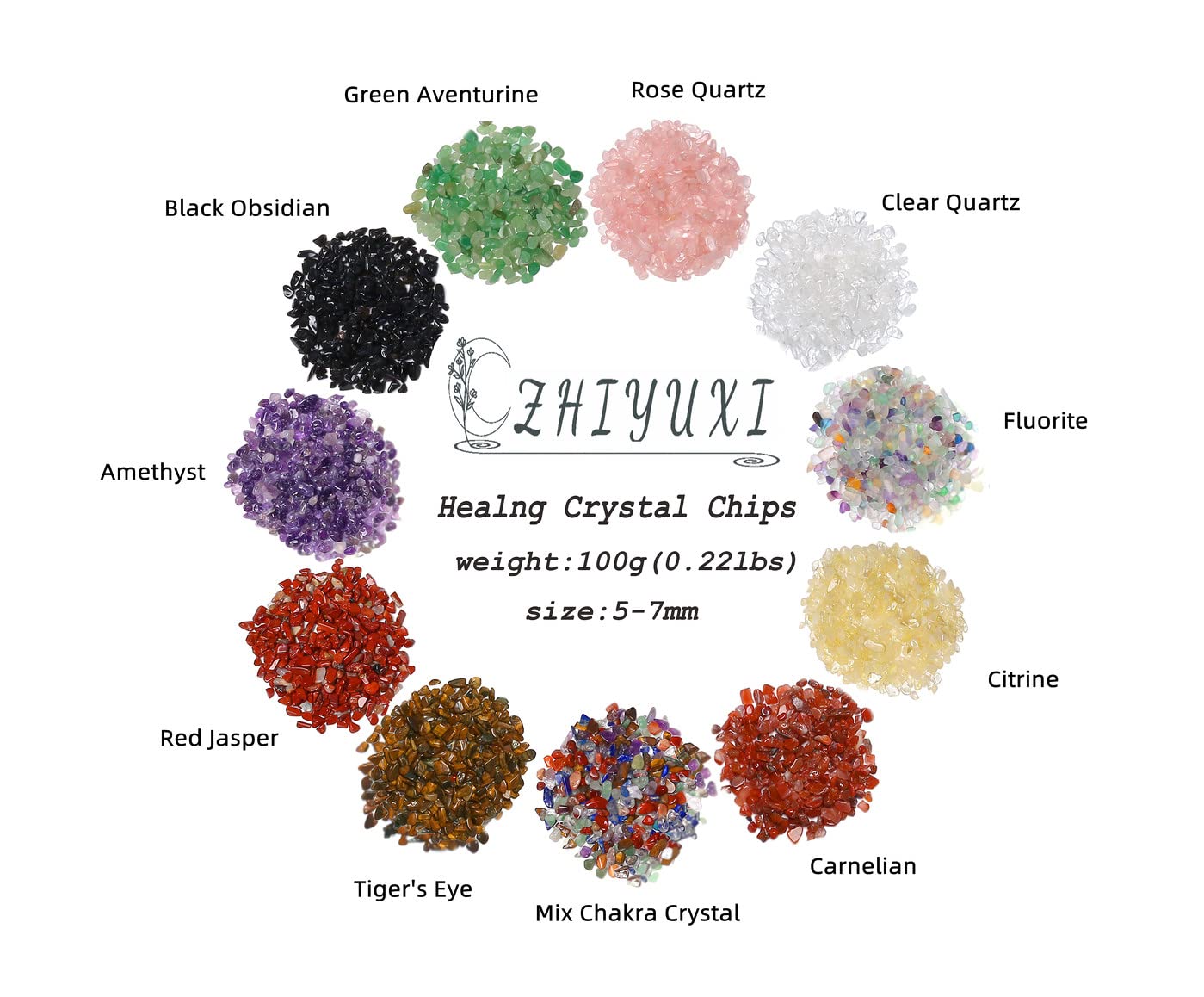 ZHIYUXI Rose Quartz Chips Fish Tank Gravel Vase Filler Stones Bulk Crushed Crystals Gemstone Polished Natural Quartz Stone Healing Crystals Glass Stones Fish Rocks