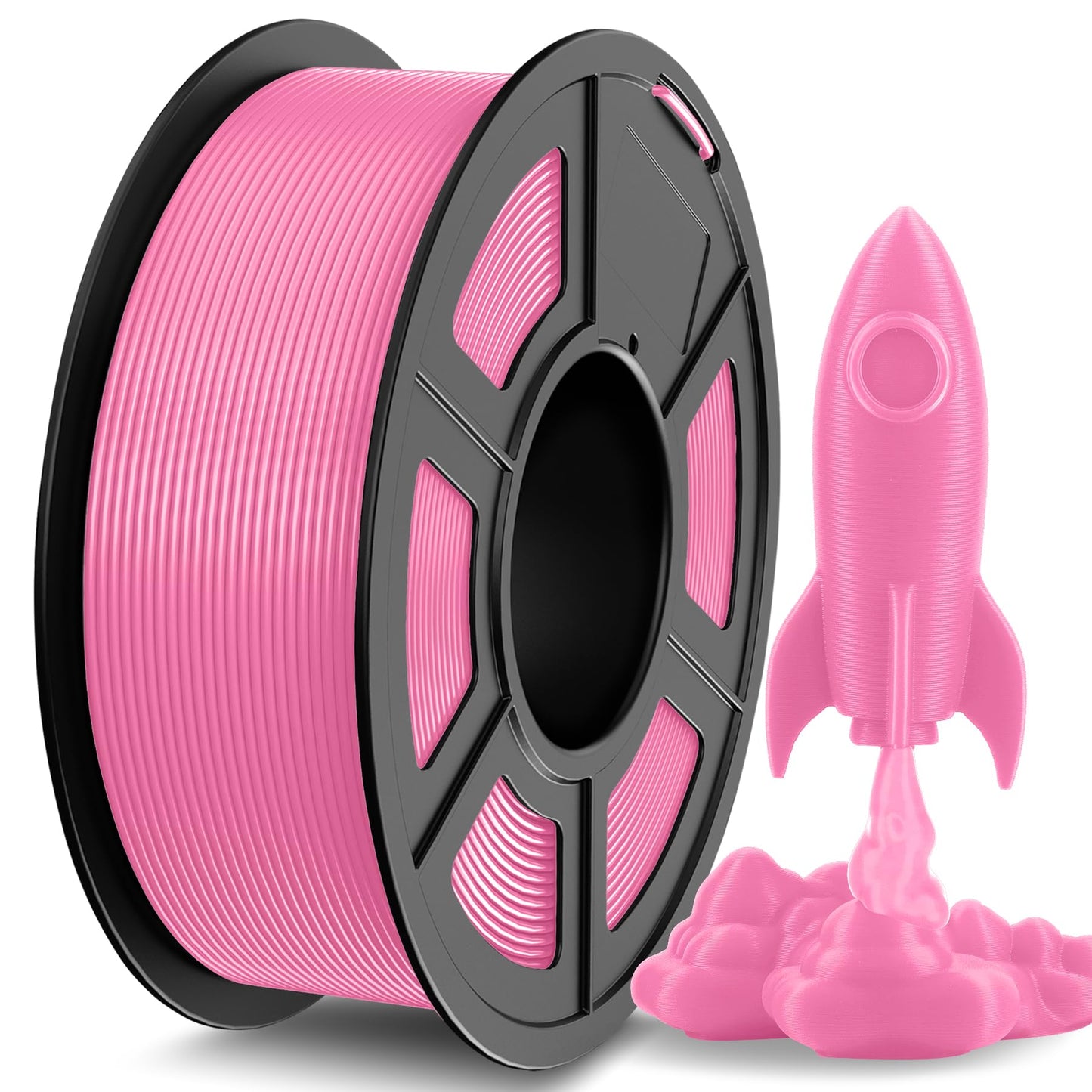 JAYO High Speed PLA Filament 1.75mm Pink 1.1KG, Rapid PLA 3D Printer Filament for Fast Printing up to 600mm/s, Dimensional Accur