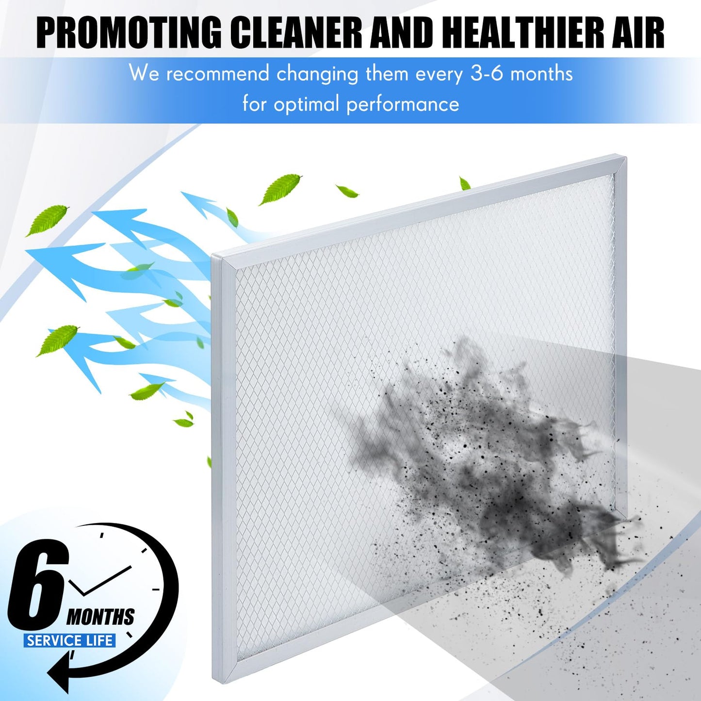 Yaocom 4 Pack Merv-8 Filter 12.2 X 9.9 Inches Compatible With Storm Lgr Extreme Commercial Dehumidifier, Filter Replacement Set