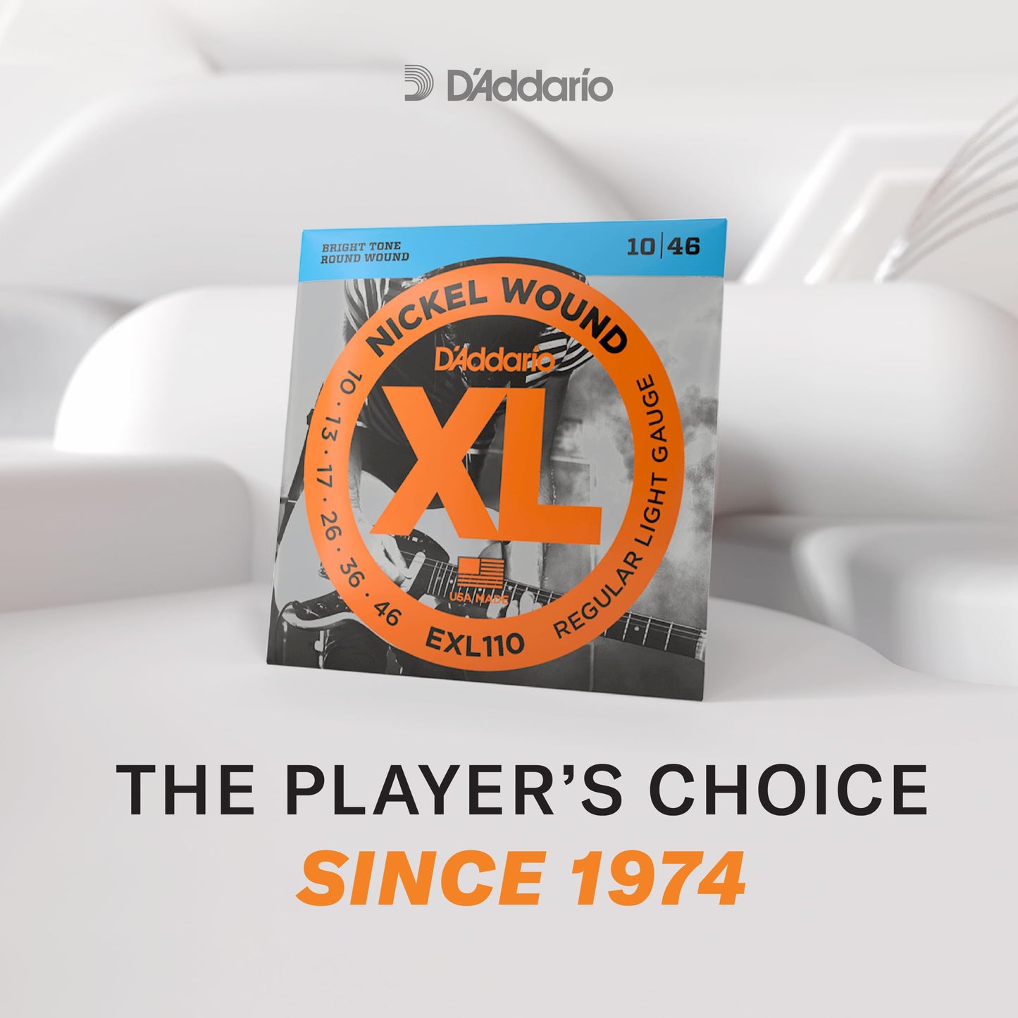 Daddario Electric Guitar Strings, Xl Nickel, Exl115-3D, Medium Gauge 11-49, 6-String Set, Pack Of 3
