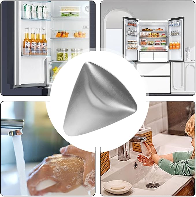 Fridge Odor Eliminator | Reusable Refrigerator Deodorizer | Activated Charcoal Home Kitchen Closet Neutralizer | Eco Friendly Absorber Keeps Food Prevents Smell in Storage Container