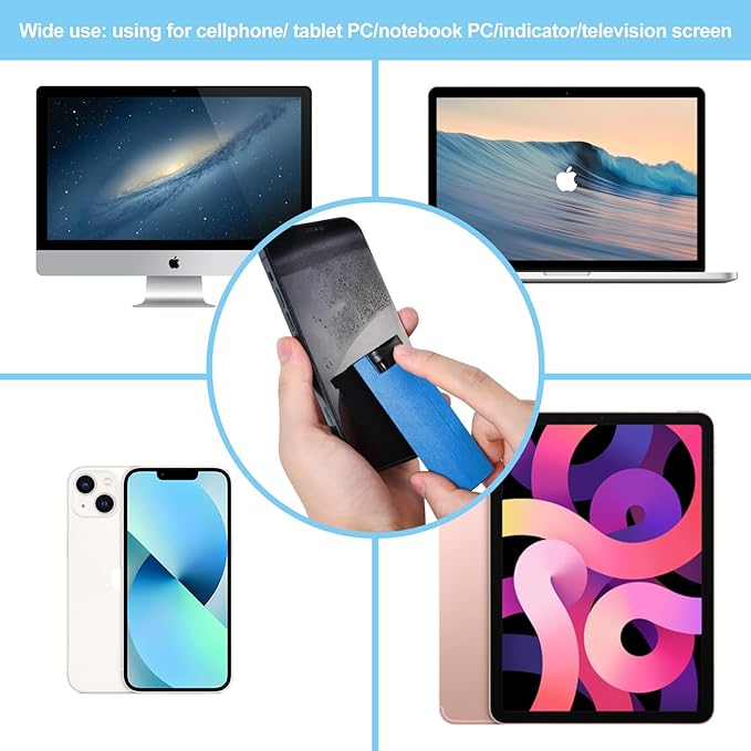 Screen Cleaner 2PCS, Touchscreen Mist Spray for Electronic Smart Phone TV, Laptop, Tablet, PC, Computer Monitor LCD Flat Screens