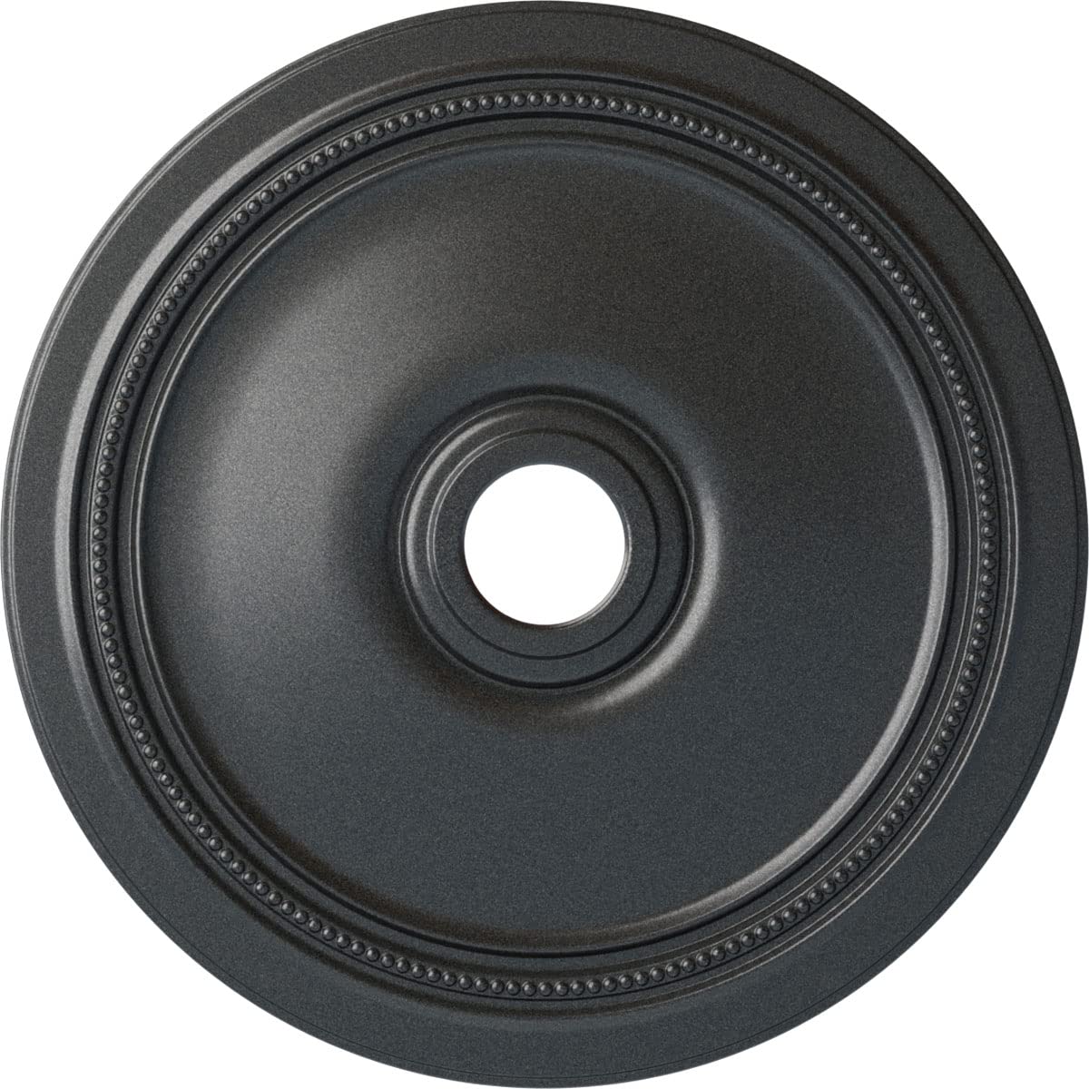 Ekena Millwork Cm24Dipes Diane Ceiling Medallion, 24Od X 3 5/8Id X 1 1/4P (Fits Canopies Up To 6 1/4), Hand-Painted Pewter