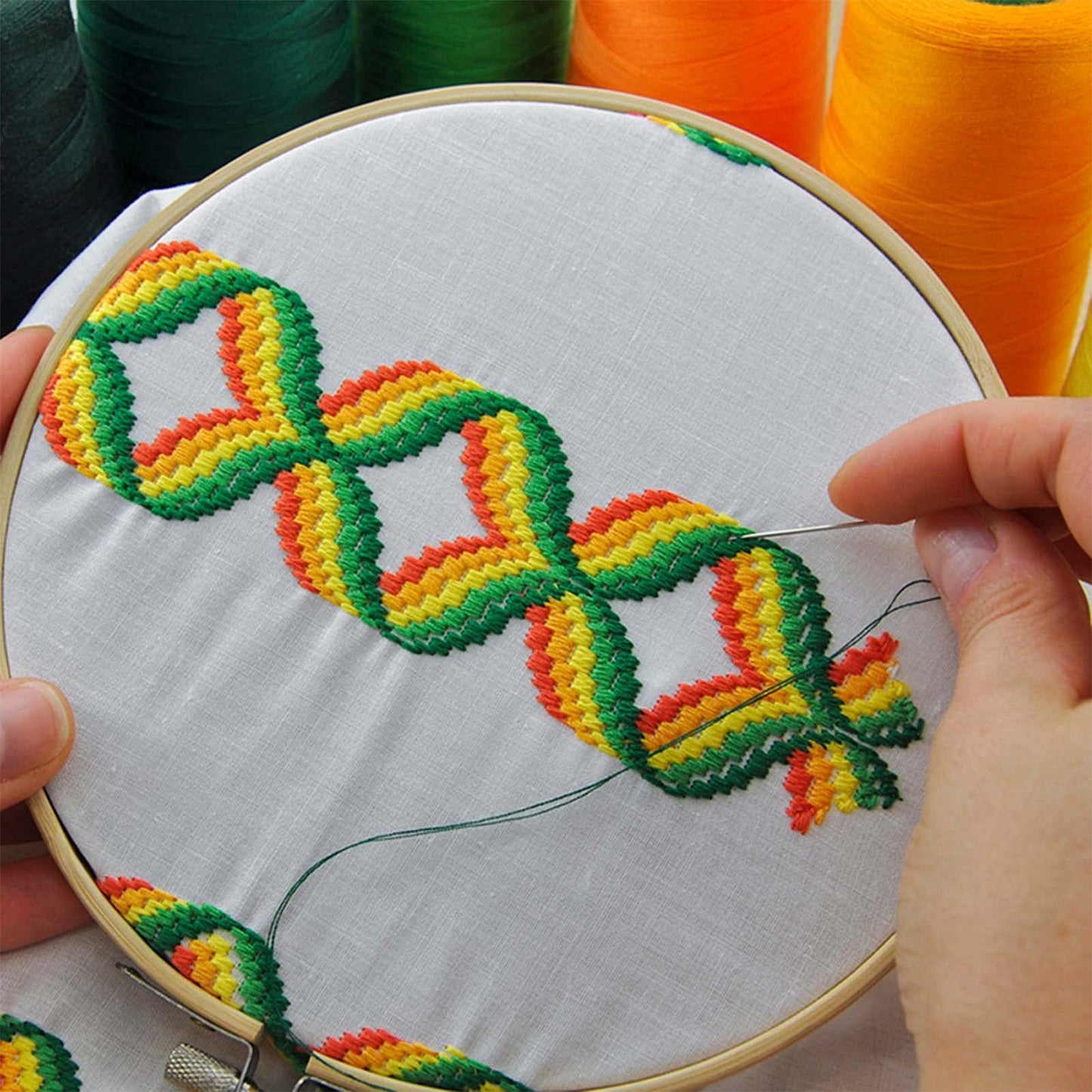 Caydo 12 Pieces 10 Inch Embroidery Hoops, Cross Stitch Hoops Ring for Art Craft Handy Sewing and DIY Embroidery Craft