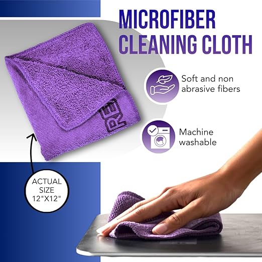 Printer High Quality Build Plate Cleaner & 4 Pack READY3D Glue Sticks, Non-Toxic, No Odor, Easy Clean, Includes 12"x12" Non-Abrasive Microfiber Cleaning Towel