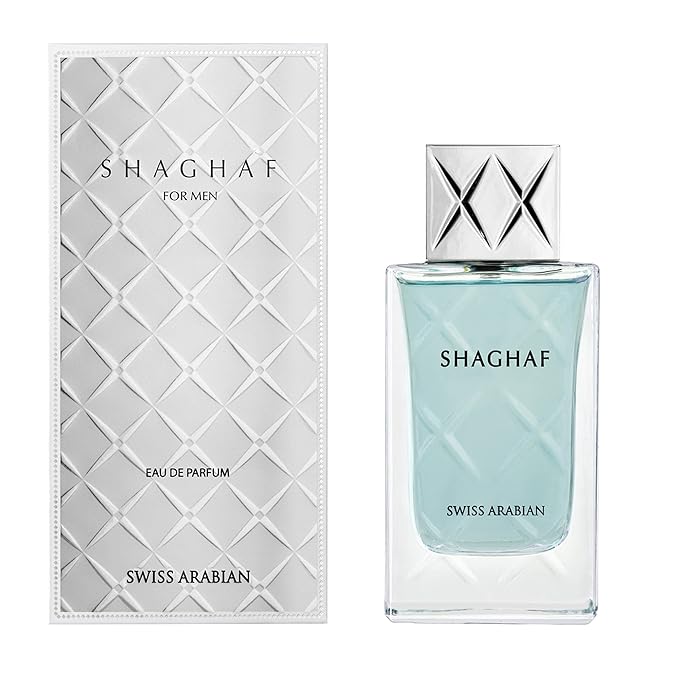 Swiss Arabian Shaghaf (Masculine) - Luxury Products From Dubai - Long Lasting Personal EDP Spray Fragrance - A Seductive Signature Aroma - 2.5 Oz