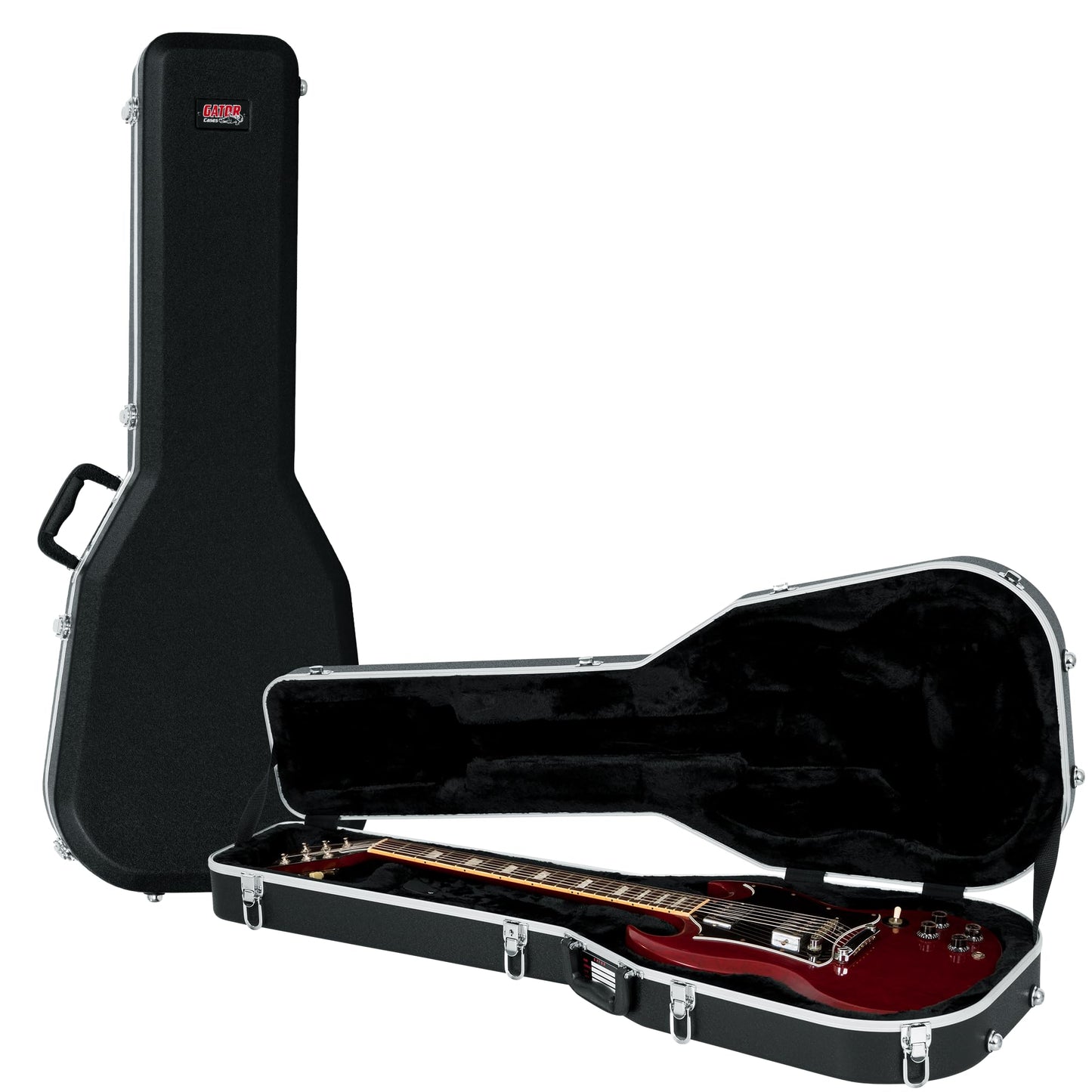 Gator Cases Lightweight ABS Molded Hardshell Case for SG Style Guitars, (GC-SG)