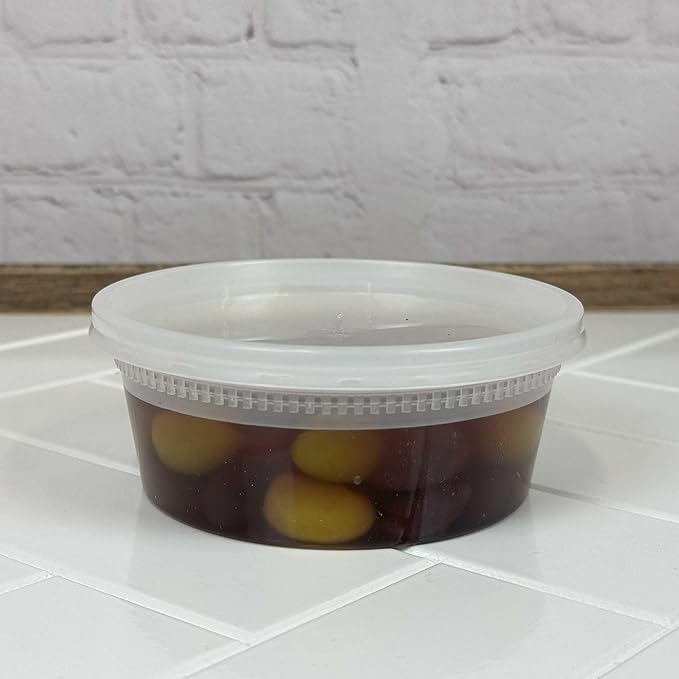 32 oz Deli Containers with Lids (Pack of 240), Recyclable Polypropylene, Microwavable, Heat Resistant (32)