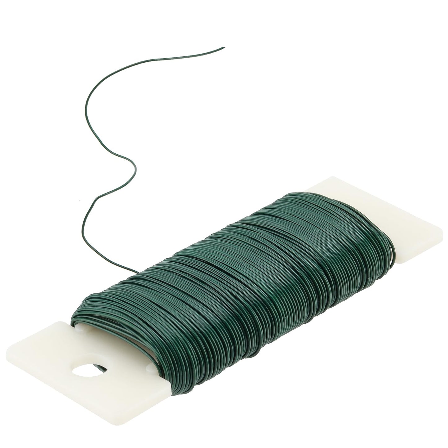 SENJEOK 20 Pack 38 Yards Green 22 Gauge Floral Wire, Flexible Paddle Wire for Crafts Wreaths Flower Floral Arrangements