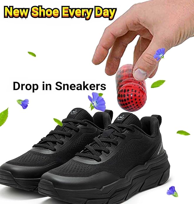 Shoe Deodorizer Balls Sneaker Deodorizers Balls Odor Eliminating for Shoes 6 Packs