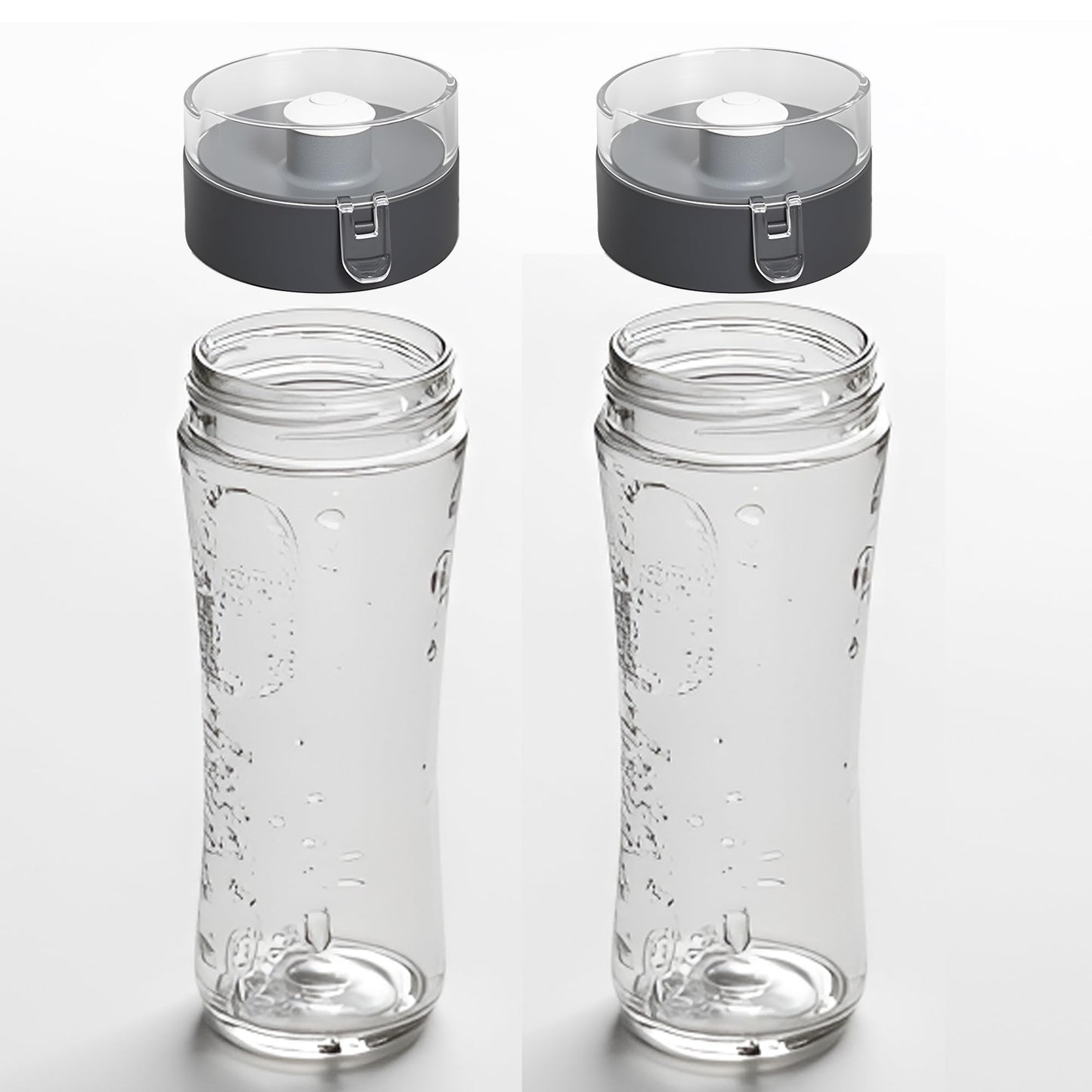CXQ 2 Packs Replacement Parts 20oz Sports Bottle with Spill-Proof Lid, Compatible with Oster MyBlend Plus Personal Blender 20-Oz &Oster Classic Series Heritage Blender