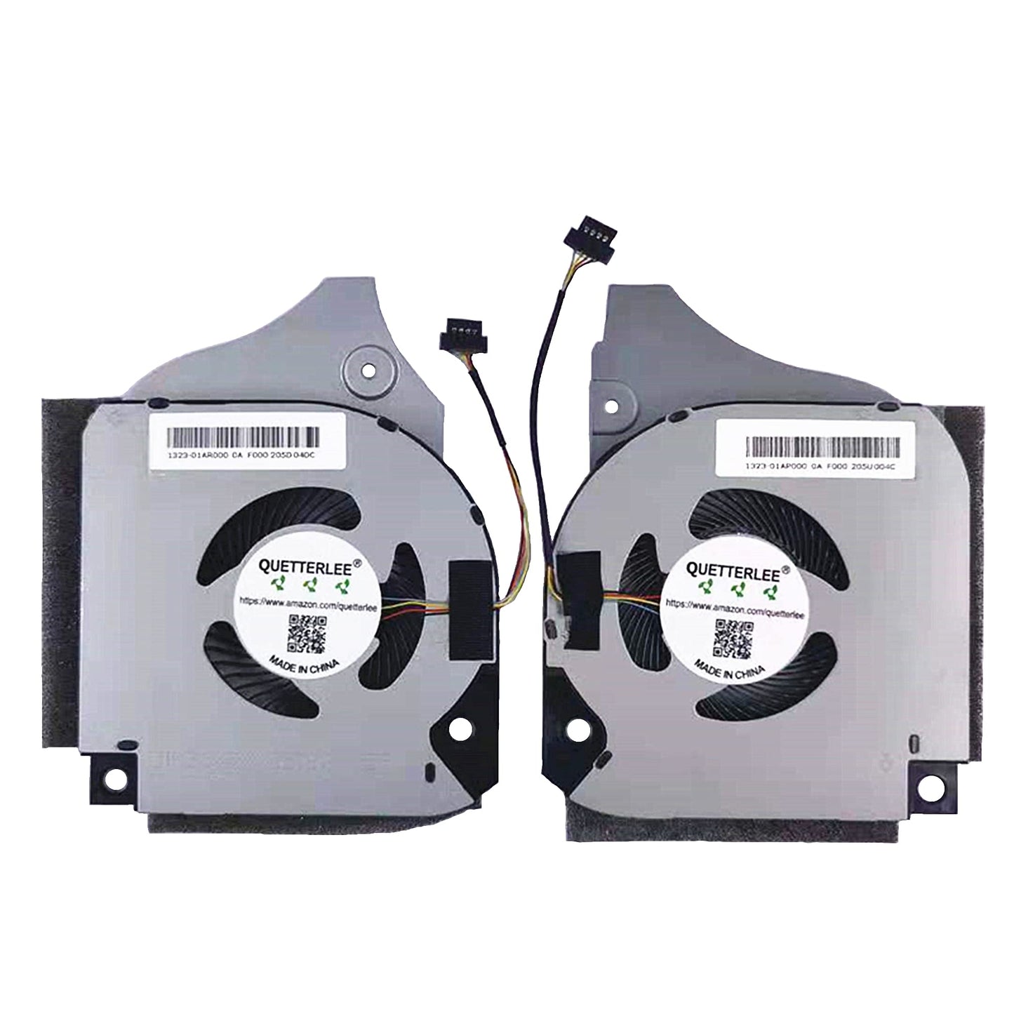 QUETTERLEE Replacement New CPU +GPU Cooling Fan for Dell G5-5590 G7-7590 G7-7790 G5 5590 G7 7590 7790 P82F Series 006KT2+0C04TH DFSCK221151811 FL1J DFSCK221051821 FM0C 12V 1A Fan-New