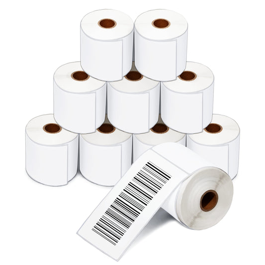 Aegis Adhesives - 3" X 6" Direct Thermal Labels (2500 Count, 10 Rolls) - Large Postage Shipping Labels, Warehouse and Inventory Identification - 1" Core Compatible with Zebra and Rollo Printers