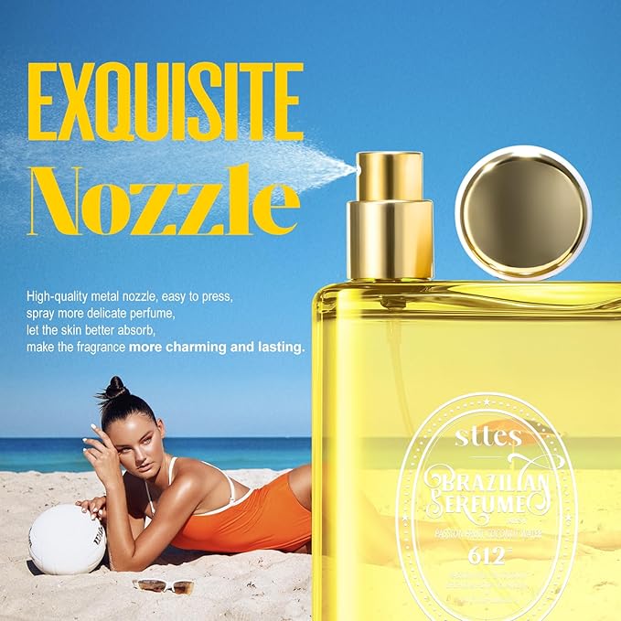 Sttes Perfume 612#（PASSION FRUIT COCONUT WATER） - Eau De Perfume 100ml (3.4fl Oz) Flower Fruit Gourmet tune (PASSION FRUIT +COCONUT +vanilla)