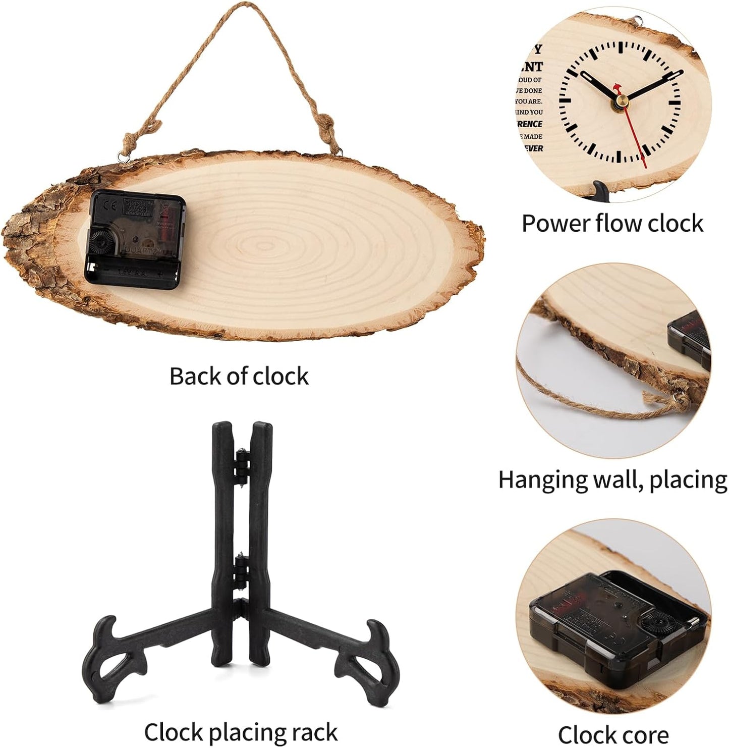 BeauGift Retirement Gifts for Men Wooden Clock, 2025 Retired Gift for Teacher Grandma Dad Uncle Leader Doctor, Happy Retirement Gifts
