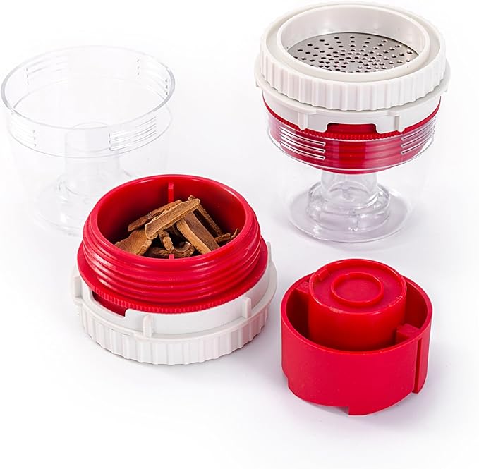FinaMill Grater Pod – Single Refillable Spice Pod for Hard Spices, Nuts & Chocolate, Stainless Steel Grater, Compatible with All FinaMill Spice Grinders, Home and Kitchen Gifts for Women