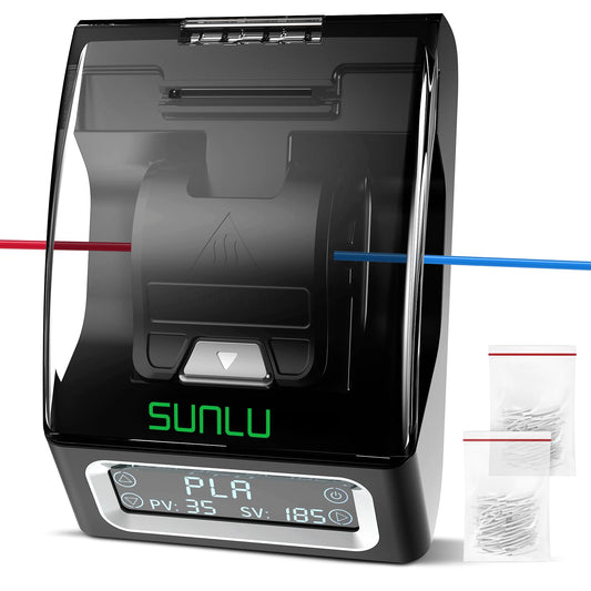 SUNLU Official Filament Connector, 400Pcs PTFE Sleeve Filament Splicer for 3D Printer Filament 1.75mm, Fast Heating Filament Wel