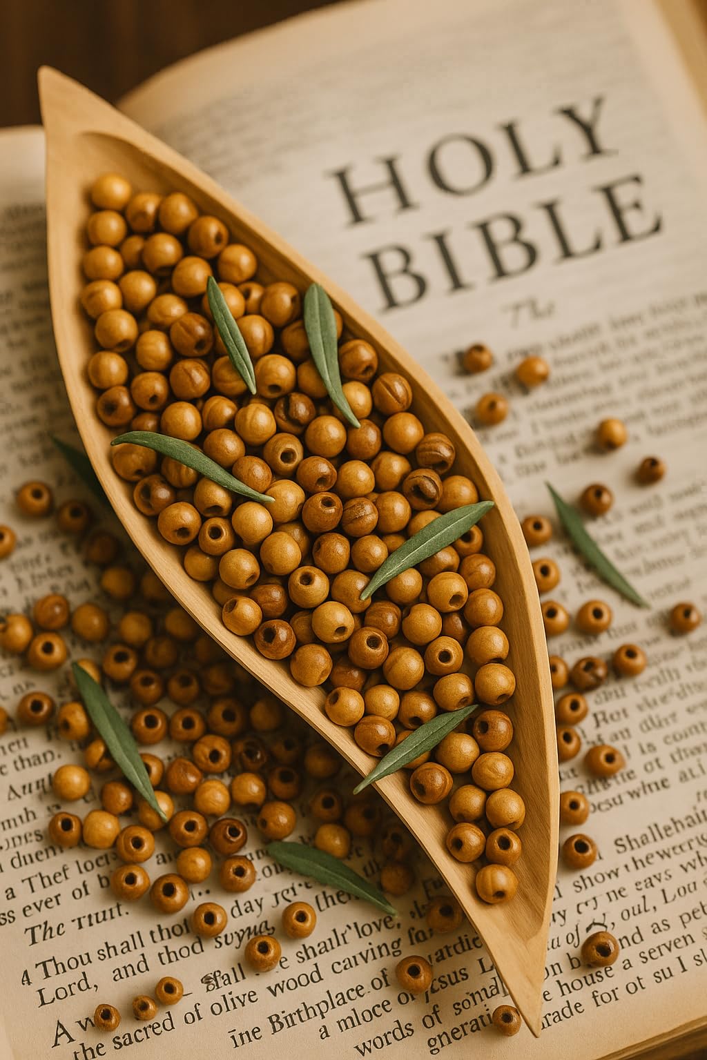 ZULUF 10mm Round Olive Wood Holy Land Brown Beads for Bracelets (60pcs) 10mm Beads for Jewelry Making Rosary Craft Supplies from Bethlehem Israel Palestine with Certificate BEAD009