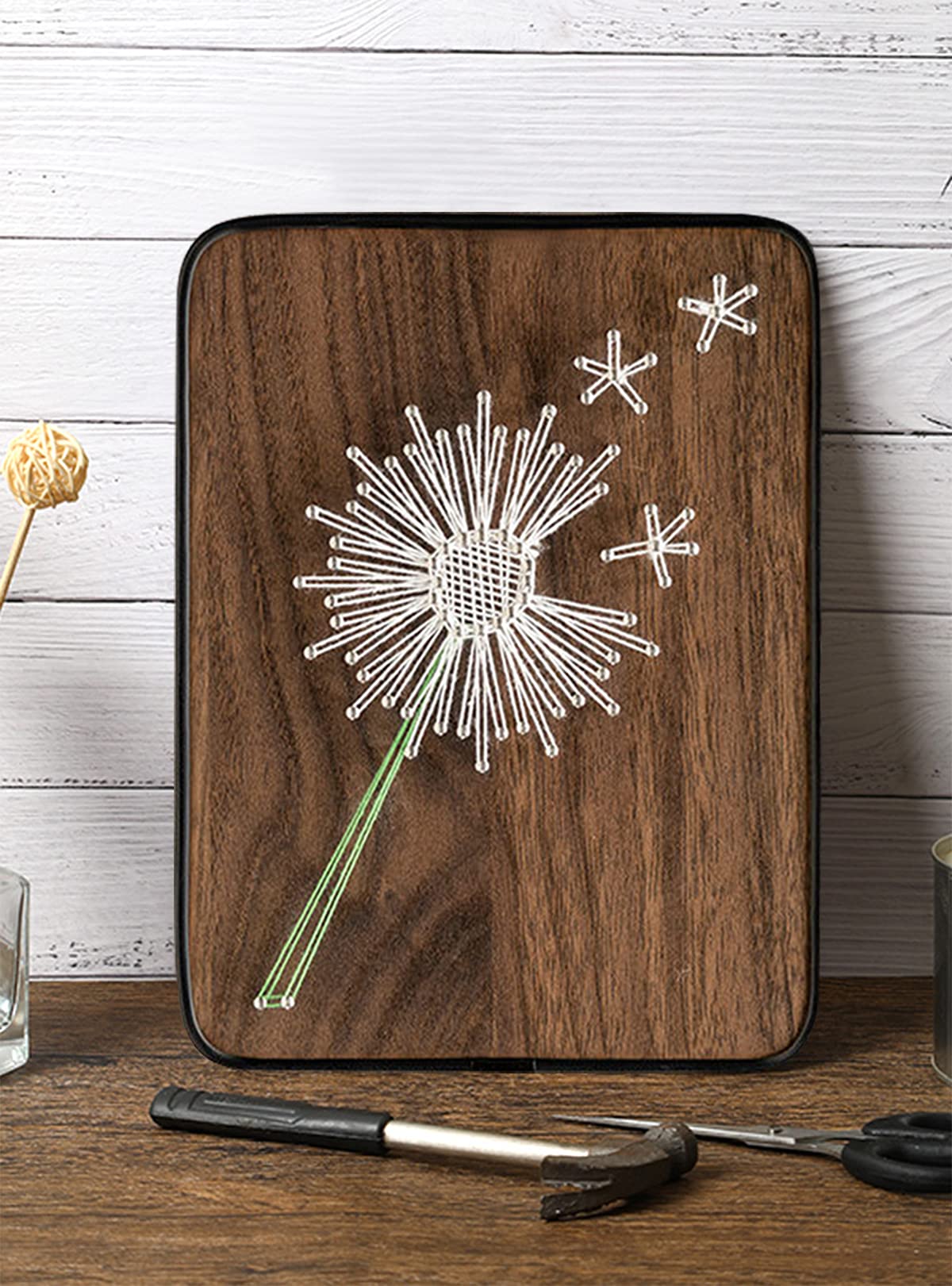 BAZIMA DIY String Art Kit for Beginner, DIY Dandelion Craft Kit,Unique Gift,Craft Kit for Holidays