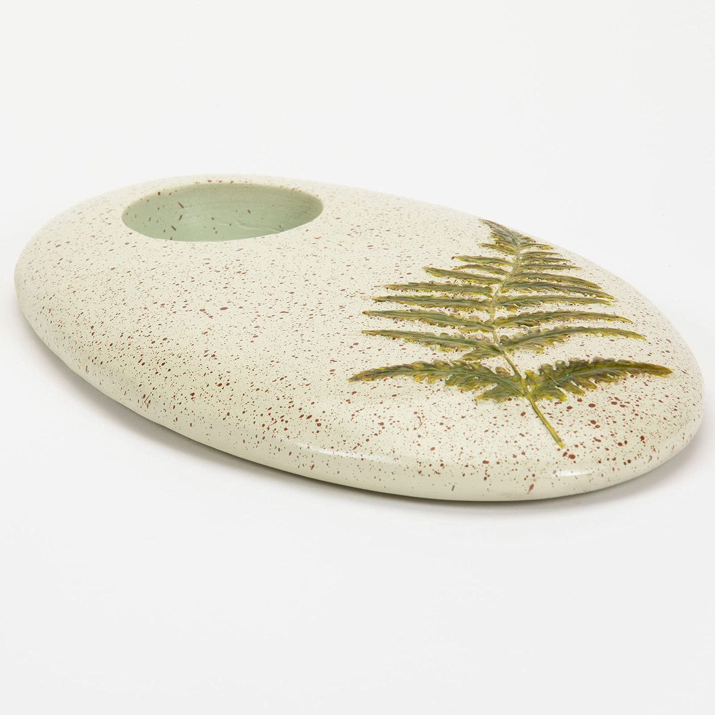 Bits and Pieces - Butterfly Puddler Garden Stone - Lawn Decoration Puddle Painted Water Holder