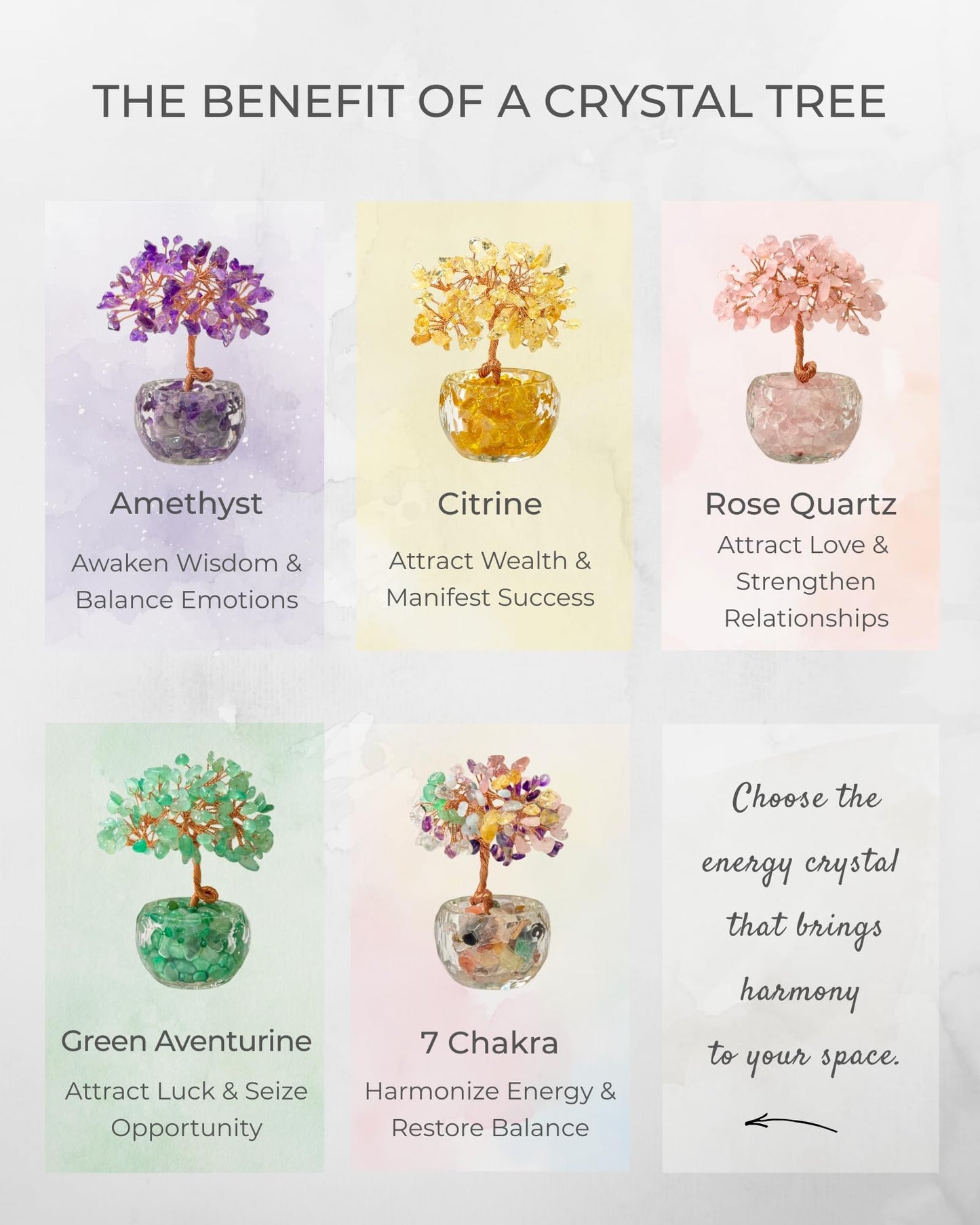 VELNORIX Rose Quartz Crystal Tree of Life - Natural Gemstone Feng Shui Bonsai - Healing Crystals Decor for Home Office, Attract Love & Relationships - Spiritual Gifts for Women (Pink)