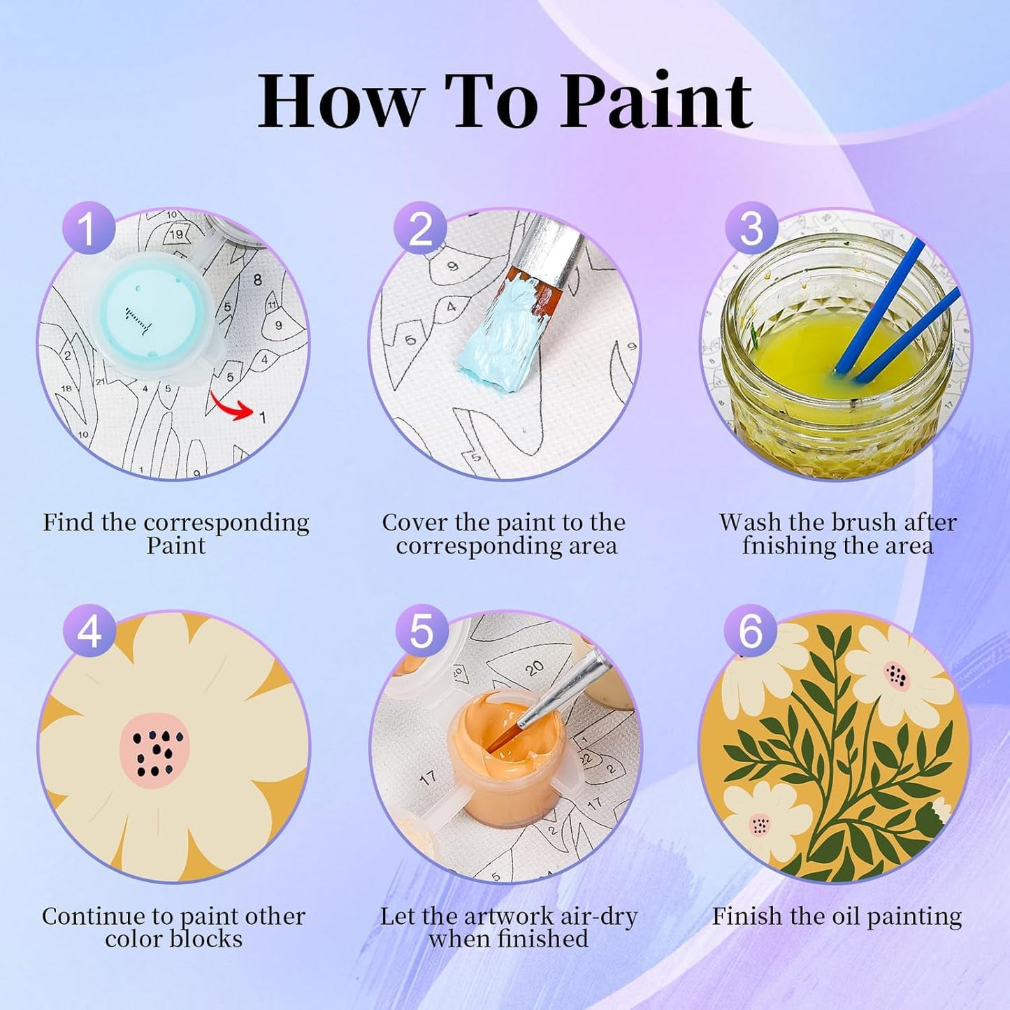 6 Pack Paint by Numbers Kit for Adults Beginners - 12x16 Inch Dragon and Book Adult Paint by Number Kits on Canvas, Dragon DIY Acrylic Oil Number Painting Kits for Adults, Perfect for Gift Home Decor
