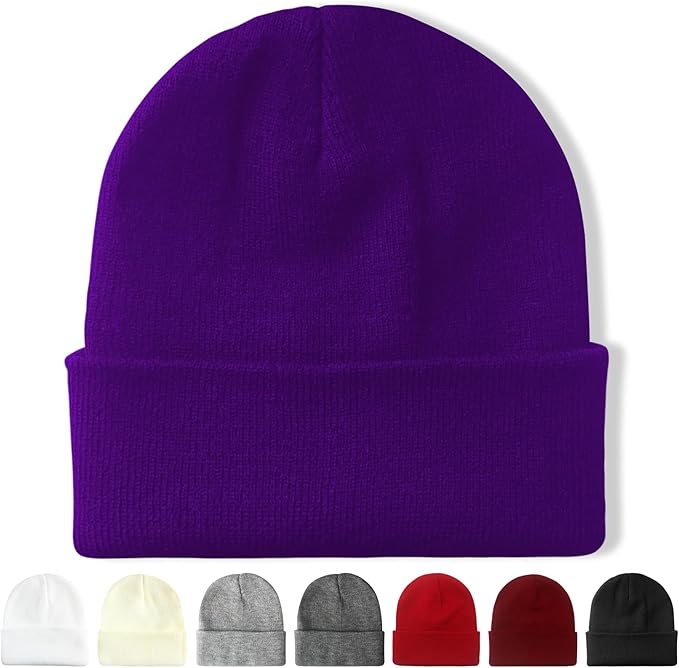 NPQQUAN Unisex Beanie Hats for Men Women Winter Knit Beanies