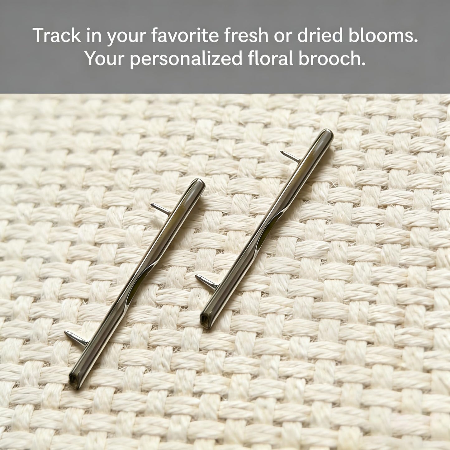 A Kind Brooch - Every Bloom Tells a Different Story, Branch-Shaped Flower Insert Brooch, DIY Elegant Jewelry for Women Men (3pcs)