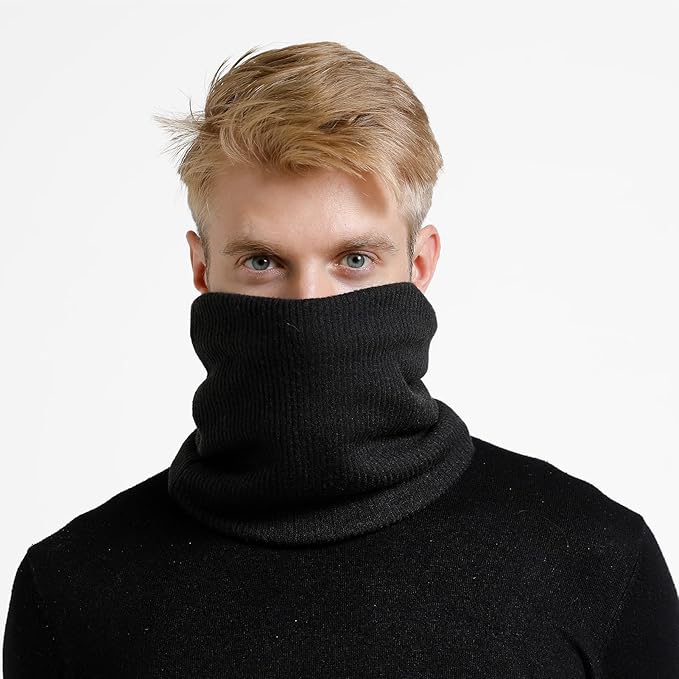 Winter Scarf Neck Warmer Gaiter Face for Men Women Warm Fleece Ski