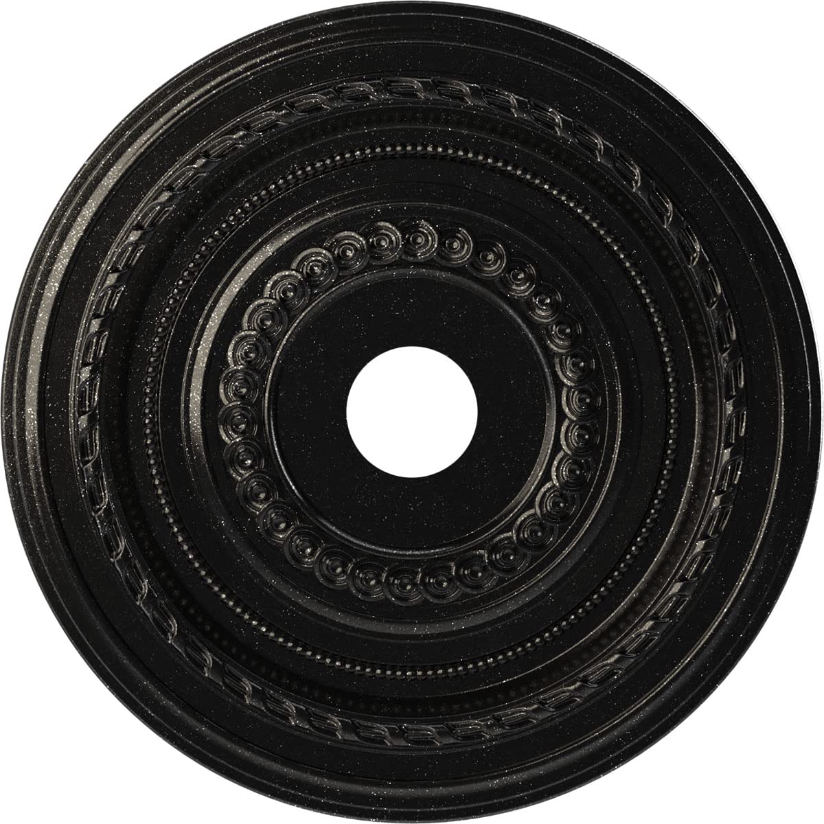 22Od X 3 1/2Id X 1P Cole Thermoformed Pvc Ceiling Medallion (Fits Canopies Up To 6), Textured Metallic Galaxy