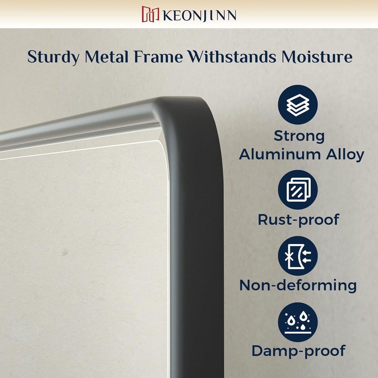 Keonjinn Black Pivot Mirror Bathrooms, 20x30 in Tilt Mirror Bathroom for Over Sink, Black Rounded Corner Farmhouse Pivot Rectangle Mirrors, Metal Framed Beveled Bathroom Mirrors (Horizontal/Vertical)