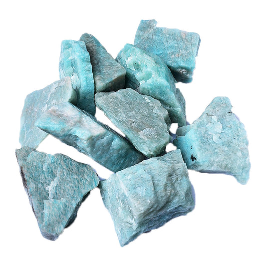 Raw Crystals, Large 1.2-2.0" Healing Crystal Natural Rough Stones for Intuition,Chakra,Meditation,Decoration,Polishing,Energy Work (Amazonite, 3.5oz-0.8-1.2"raw Crystals)